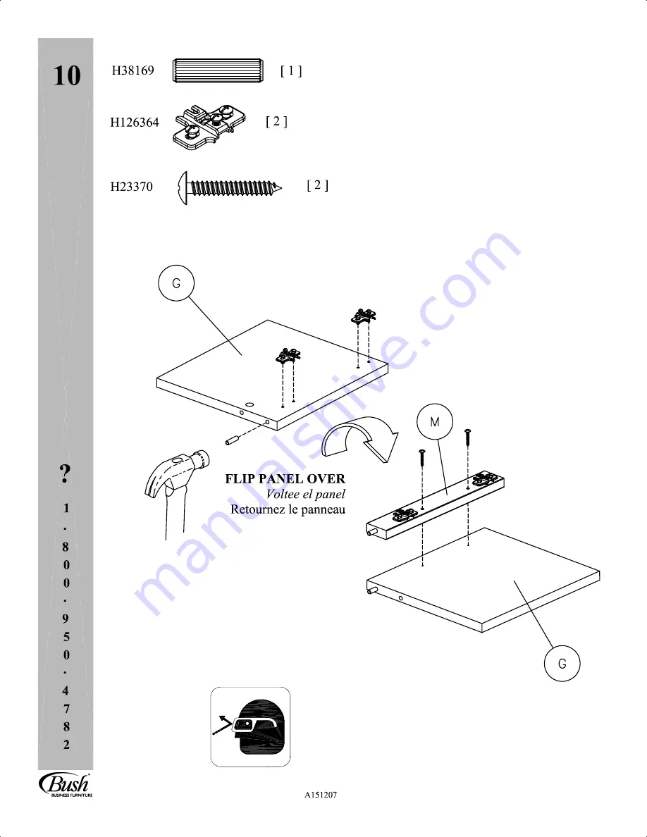 Bush Business Furniture WC14361 Скачать руководство пользователя страница 18