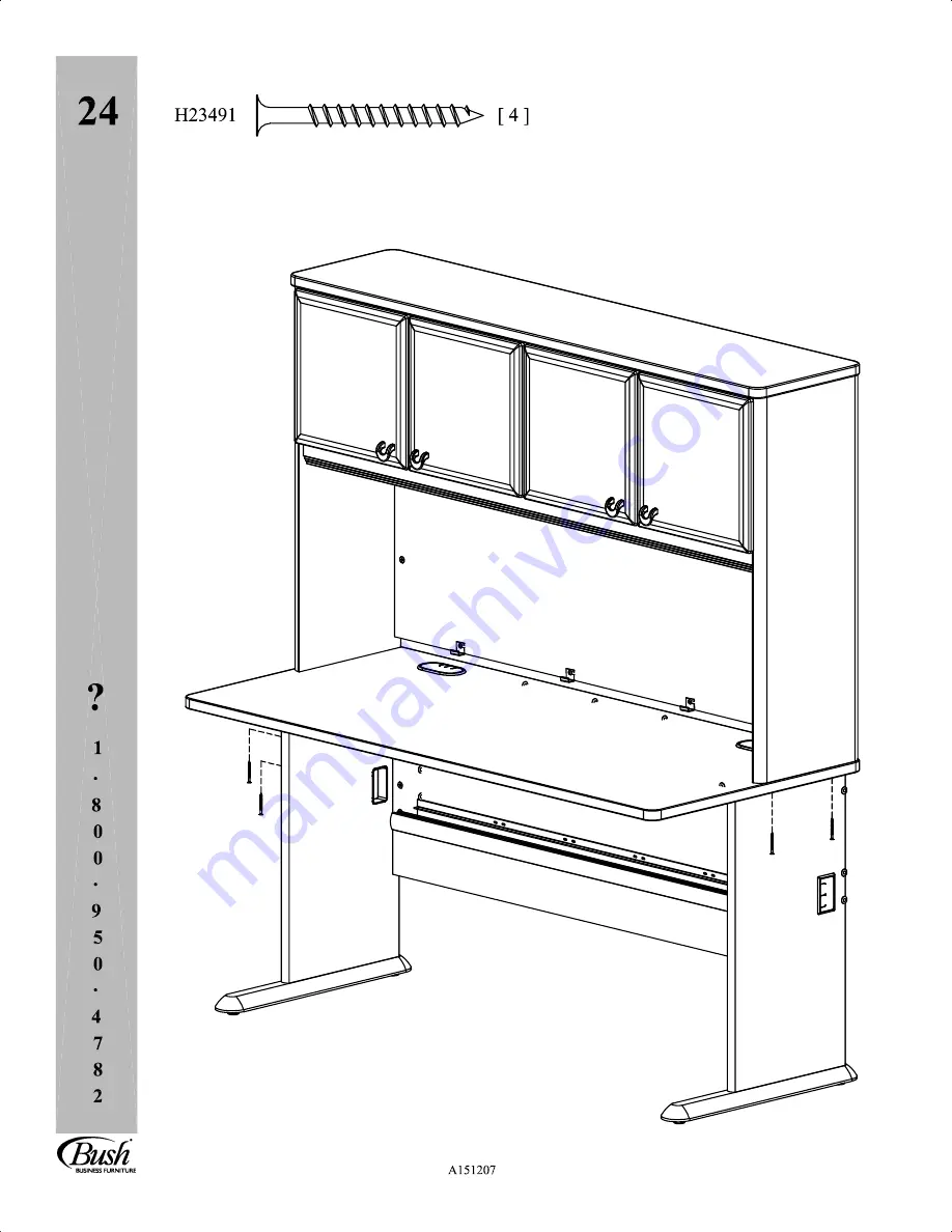 Bush Business Furniture WC14361 Скачать руководство пользователя страница 32