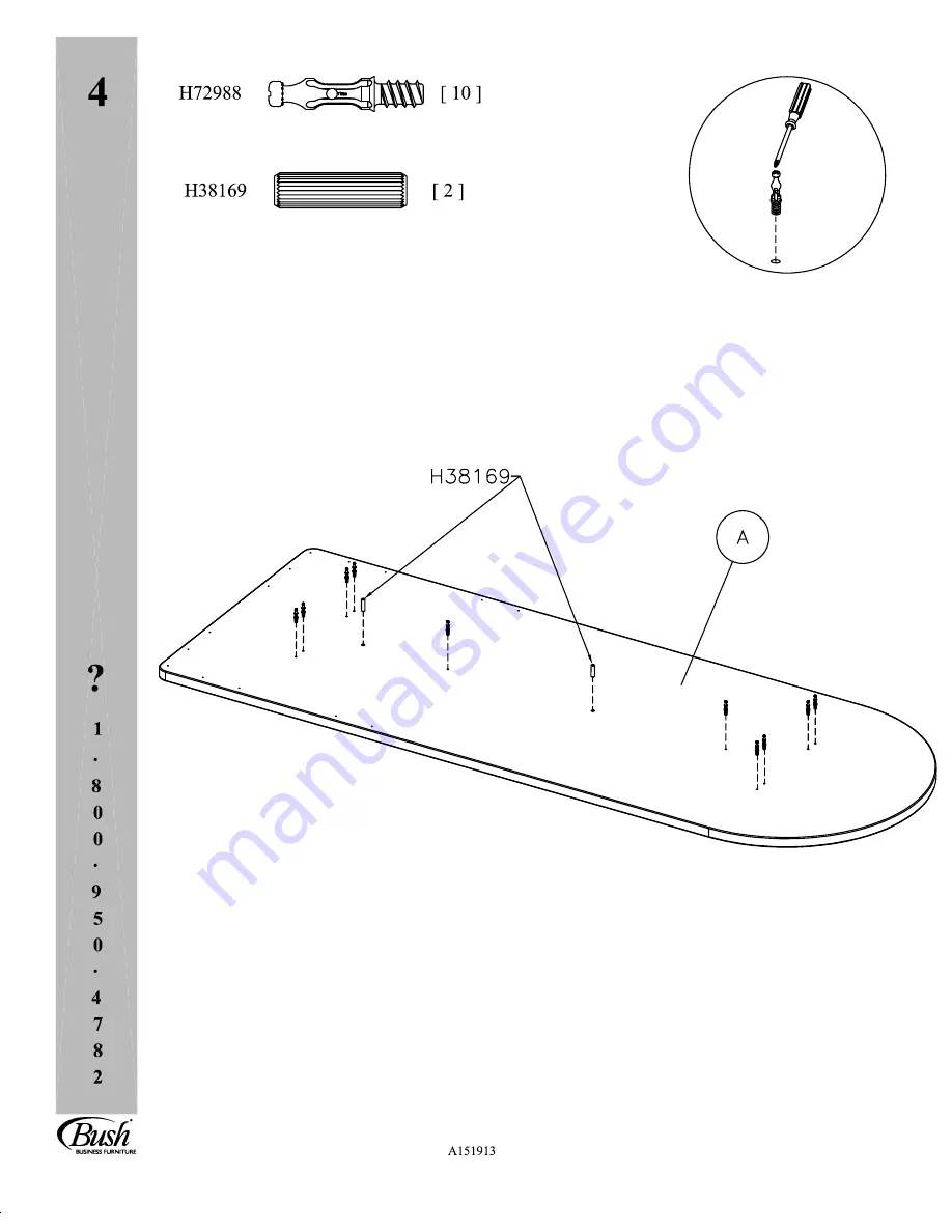 Bush Business Furniture WC14371 Manual Download Page 12