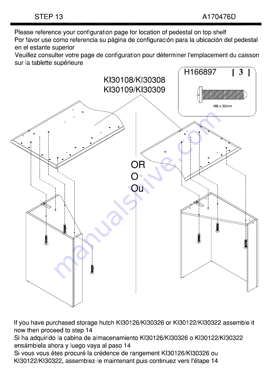 BUSH FURNITURE Kathy Ireland Home A170476 Скачать руководство пользователя страница 25