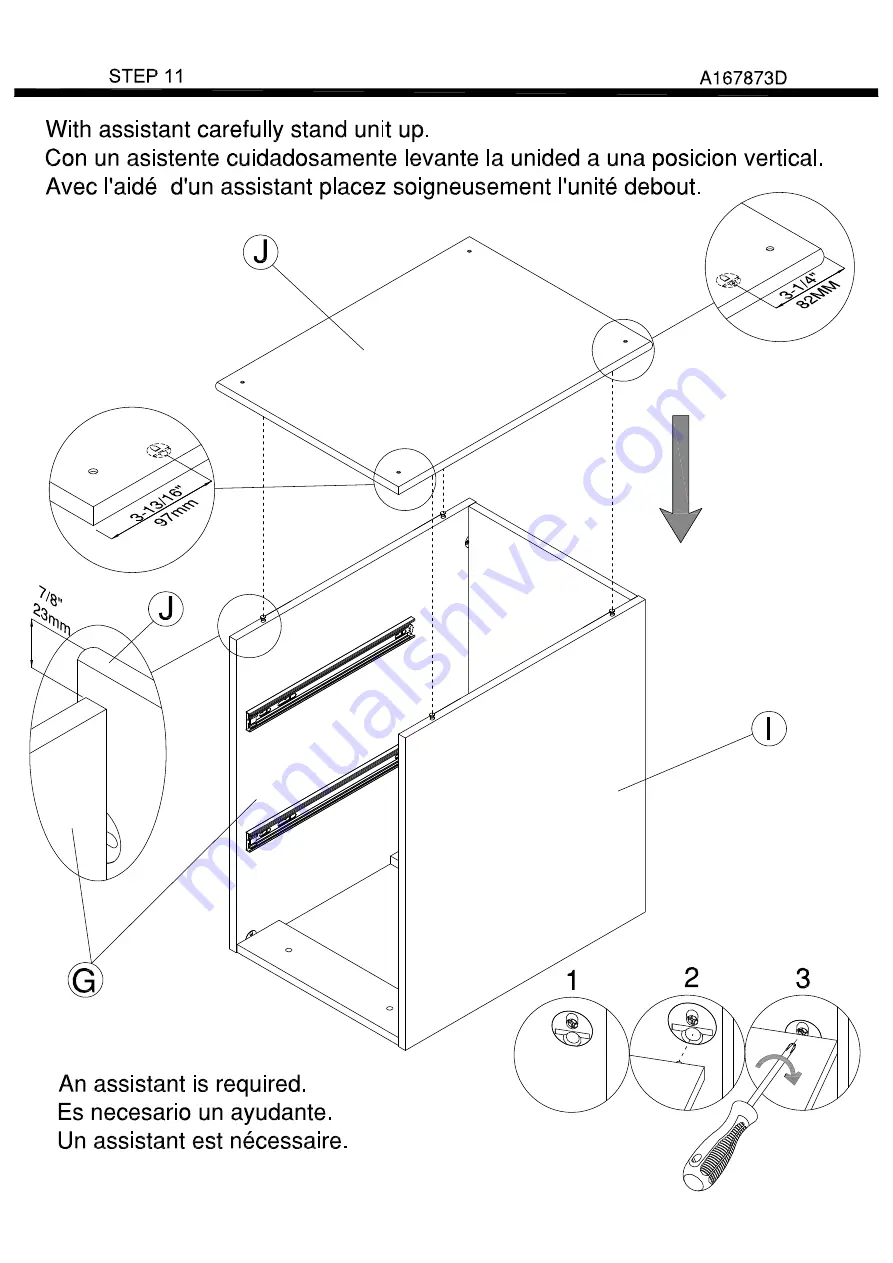 BUSH FURNITURE kathy ireland HOME KI30102 Manual Download Page 21