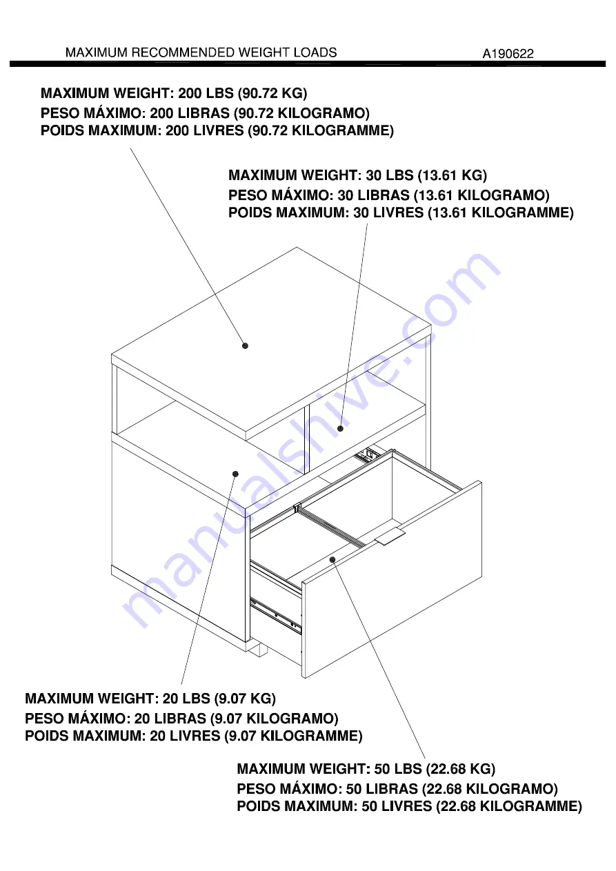 BUSH FURNITURE Kathy Ireland Home MDF127MG Скачать руководство пользователя страница 5