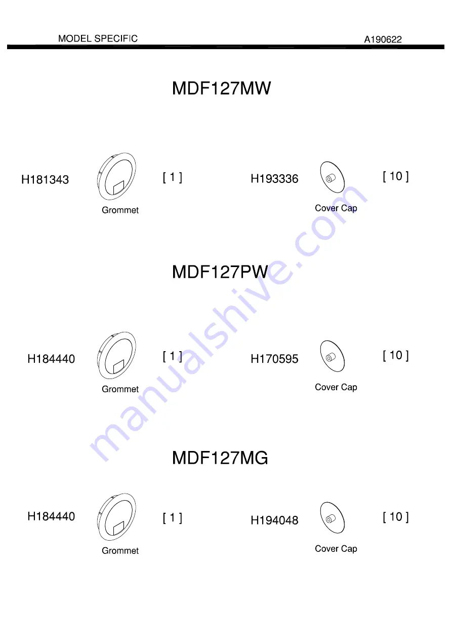 BUSH FURNITURE Kathy Ireland Home MDF127MG Manual Download Page 10