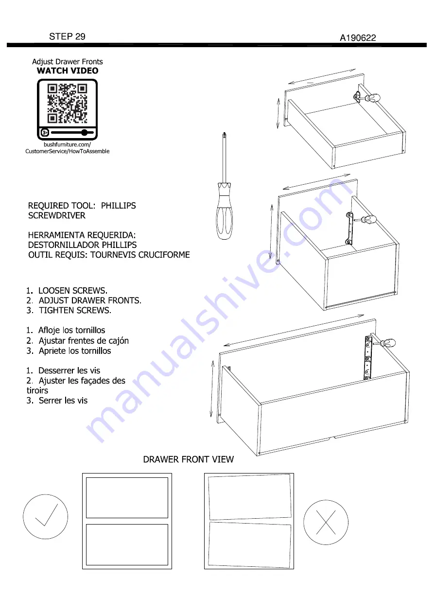 BUSH FURNITURE Kathy Ireland Home MDF127MG Скачать руководство пользователя страница 39