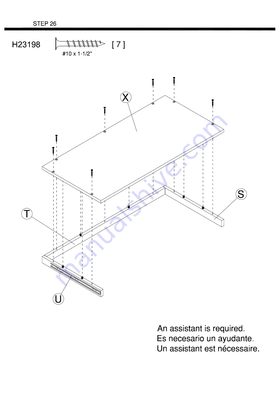 BUSH FURNITURE KWD154WG Assembly Instructions Manual Download Page 38