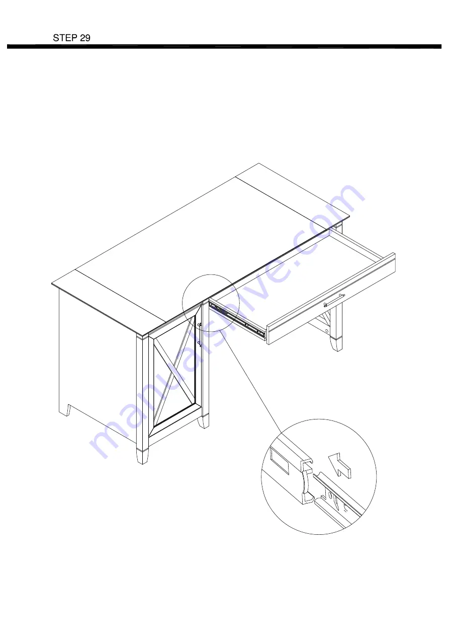 BUSH FURNITURE KWD154WG Скачать руководство пользователя страница 41