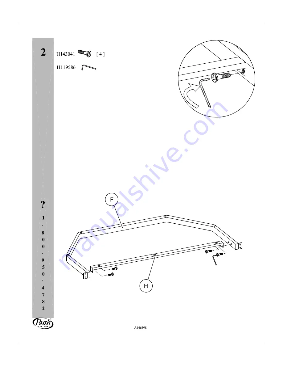 BUSH FURNITURE VS74950-01 Скачать руководство пользователя страница 7