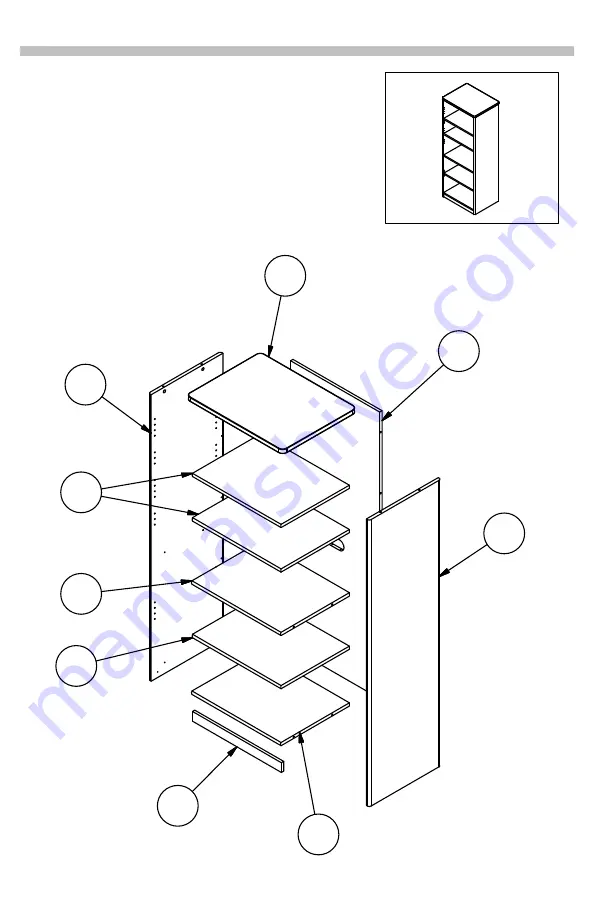 BUSH FURNITURE WC14368 Скачать руководство пользователя страница 3