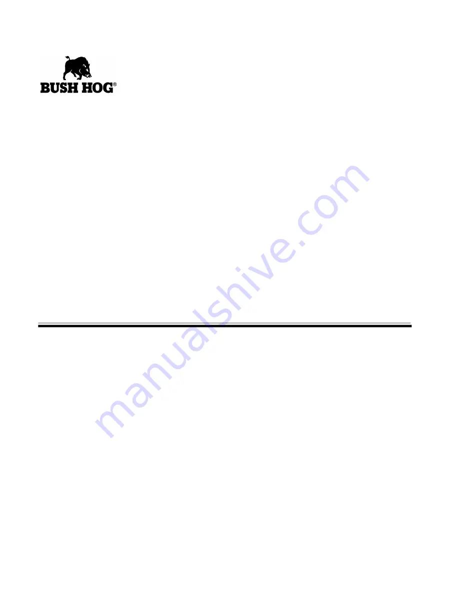 Bush Hog DHP10 Operator'S Manual Download Page 67