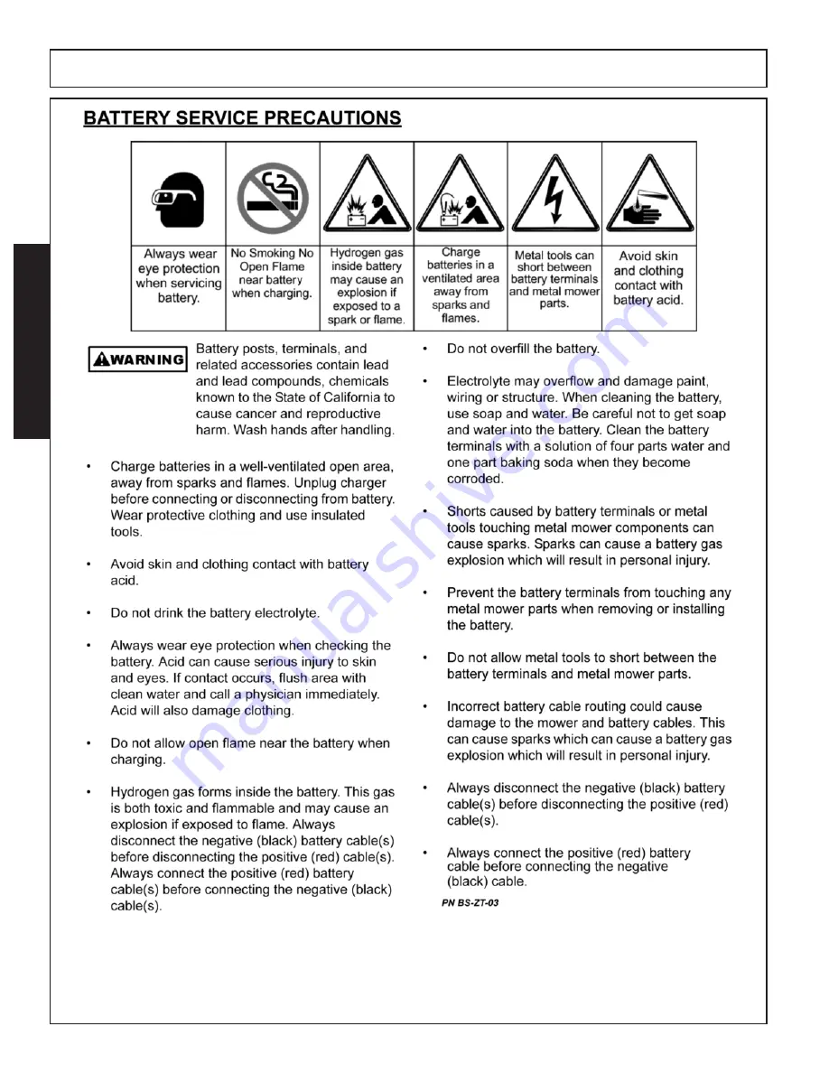 Bush Hog HDC2361FX Operator'S Manual Download Page 30