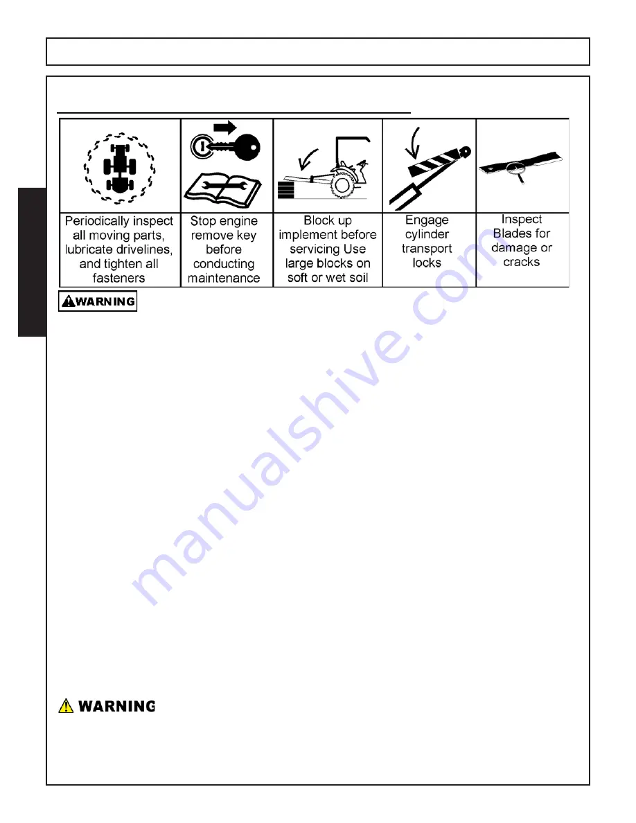 Bush Hog HDTH5 Operator'S Manual Download Page 22