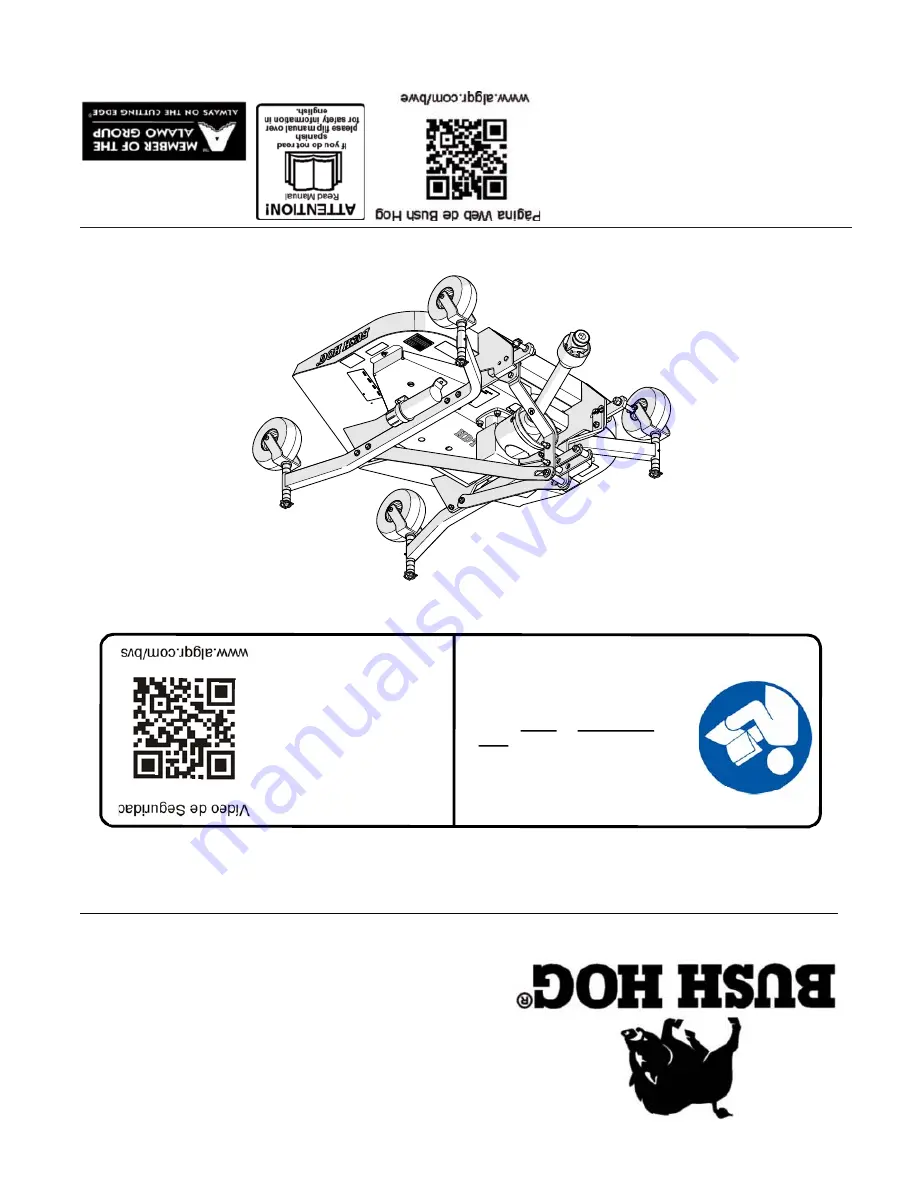 Bush Hog HDTH5 Скачать руководство пользователя страница 174