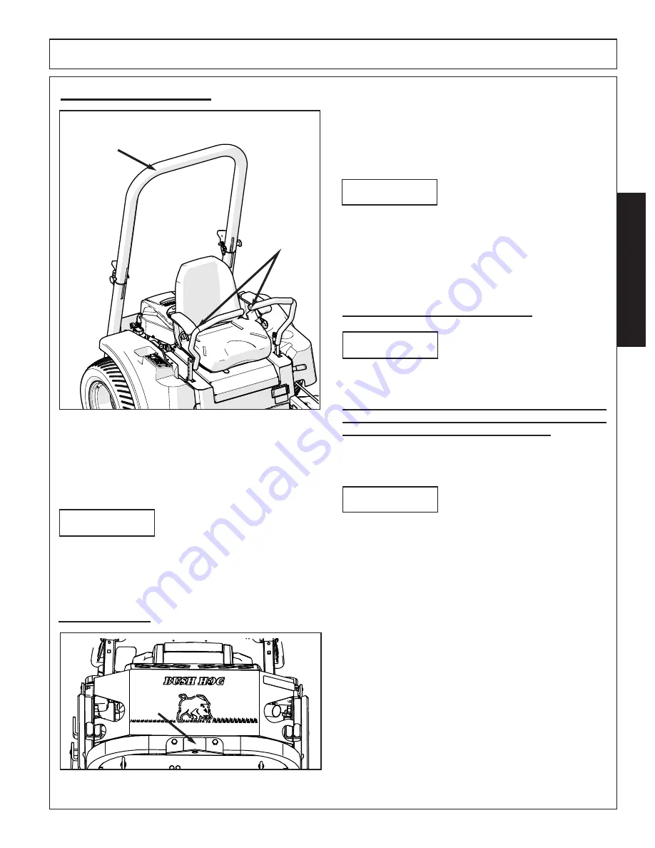 Bush Hog HDZ-3 Series Operator'S Manual Download Page 61