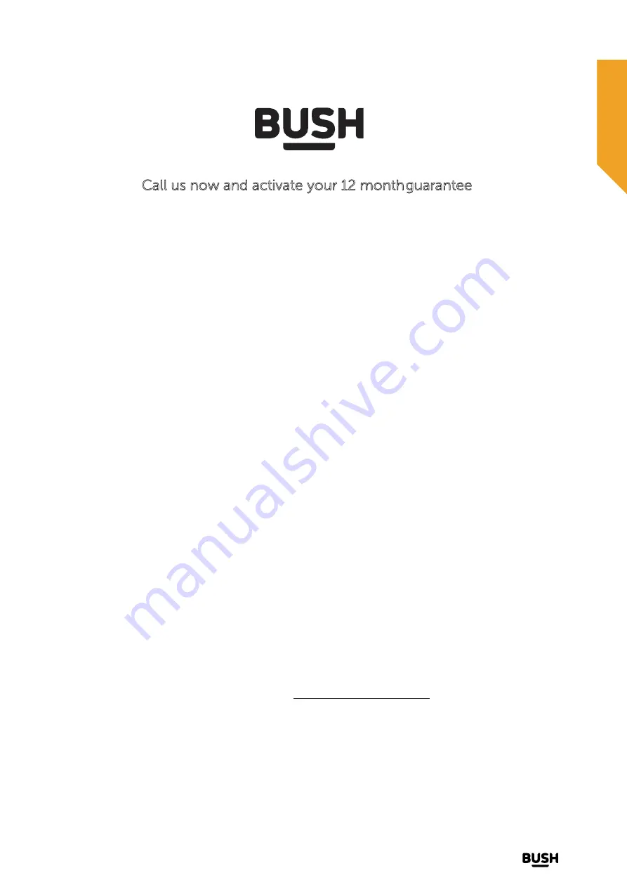 Bush BGH90BE Instruction Manual Download Page 30