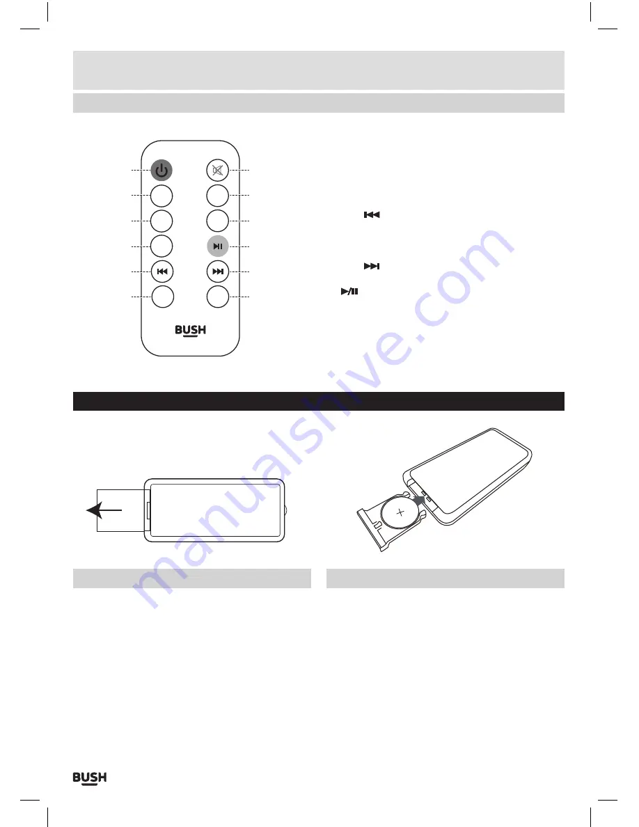 Bush CBAR2 Instruction Manual Download Page 5