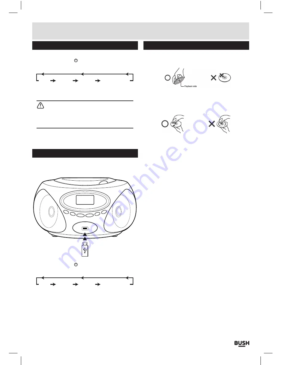 Bush CBB1MP3 Instruction Manual Download Page 8