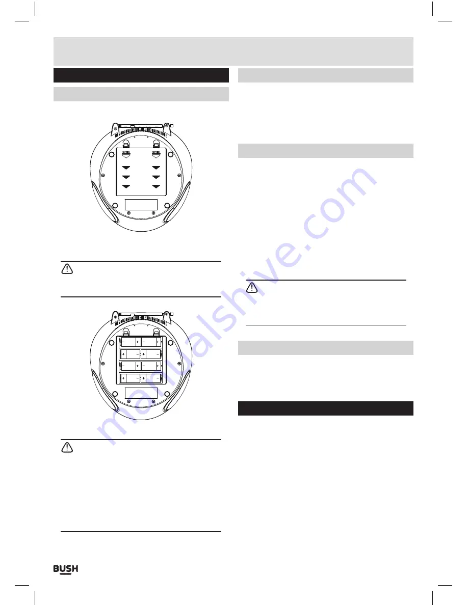 Bush CBB318i Instruction Manual Download Page 5