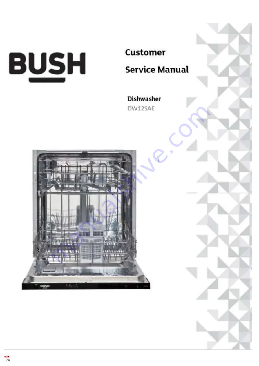 Bush DW12SAE Service Manual Download Page 1