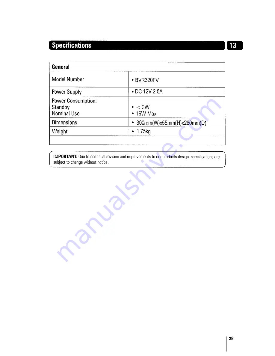 Bush Freeview BVR320FV Скачать руководство пользователя страница 30