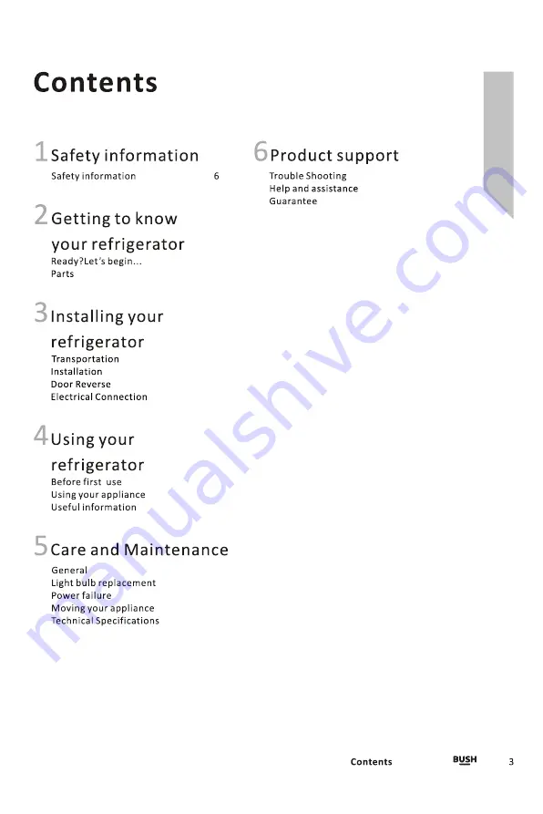 Bush M50152SB Instruction Manual Download Page 4