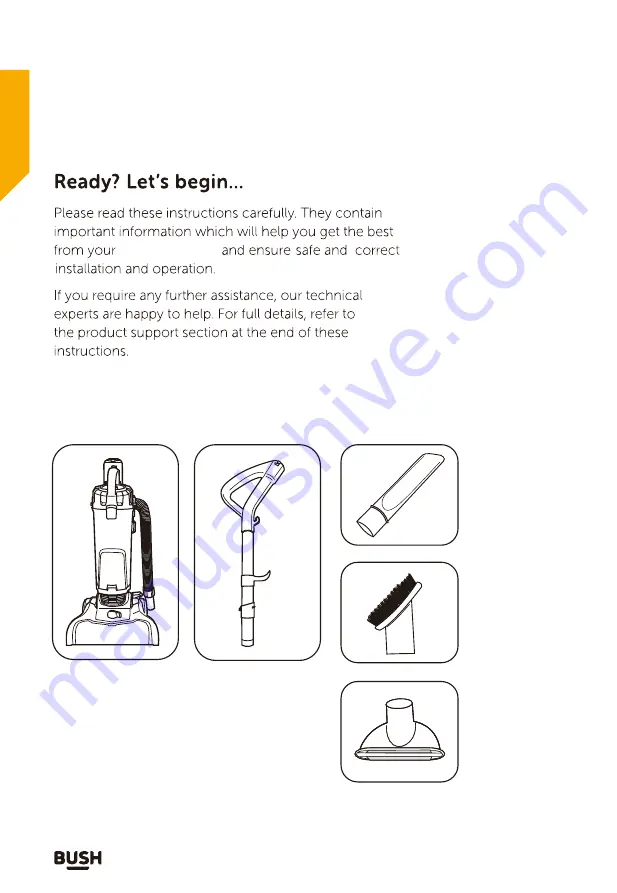 Bush VUS34AE2O Instruction Manual Download Page 12