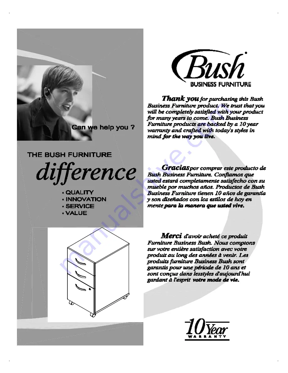 Bush WC12953SU Manual Download Page 1