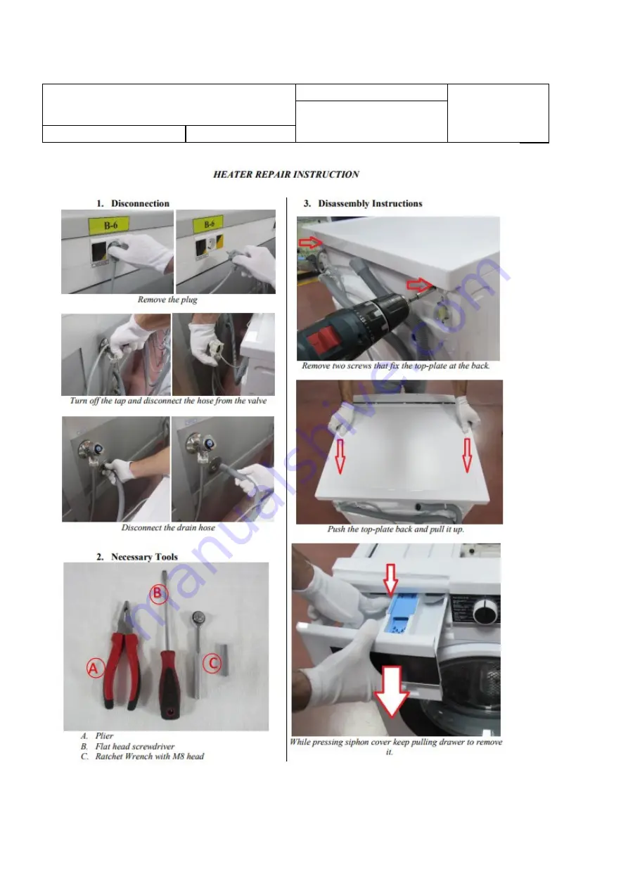 Bush WMNB Series Service Manual Download Page 20