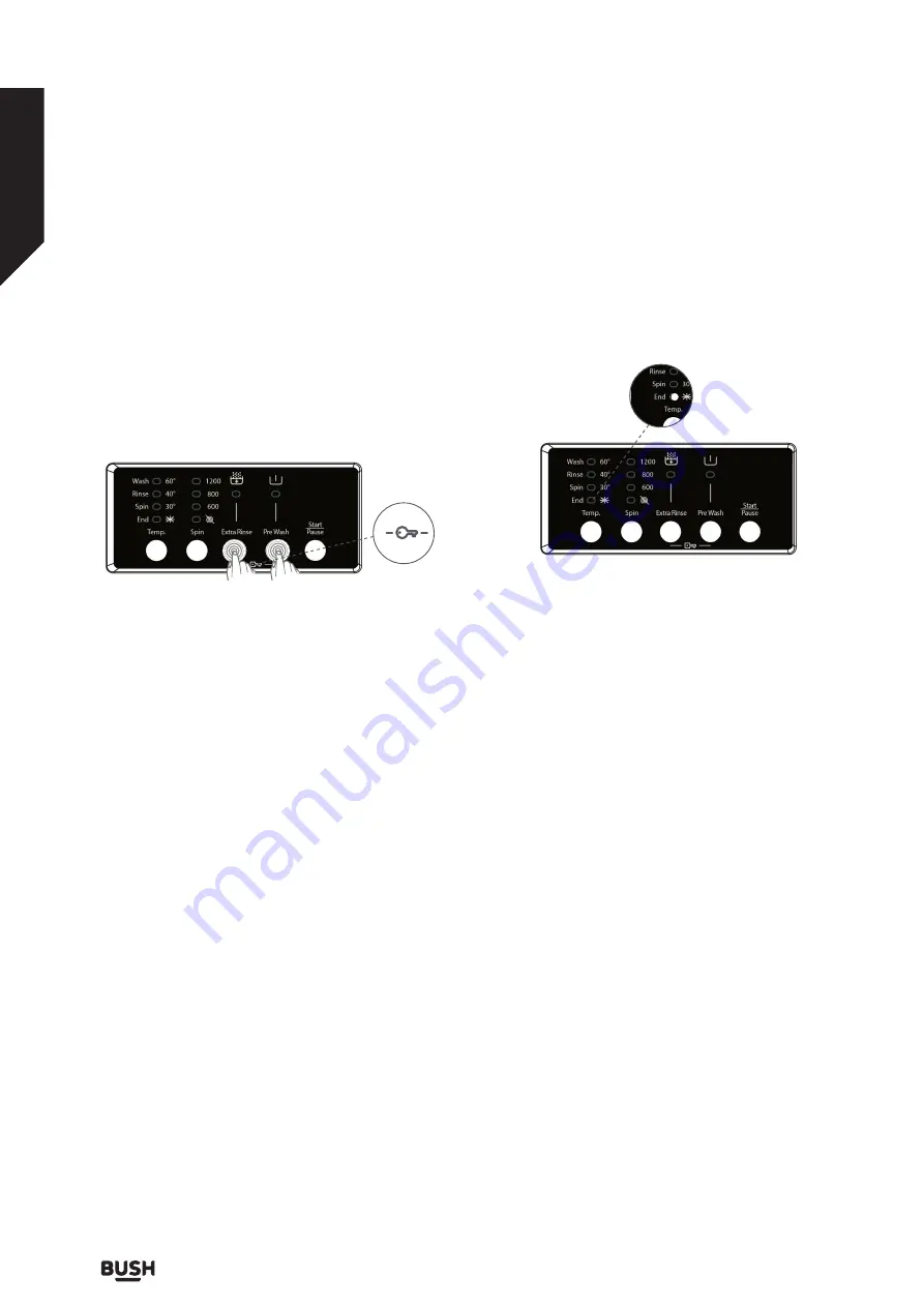 Bush WMNB1012EW Instruction Manual Download Page 22