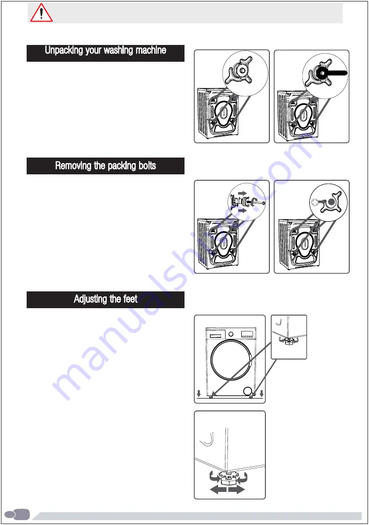 Bush WMNS714W Installation & User'S Instructions Download Page 5