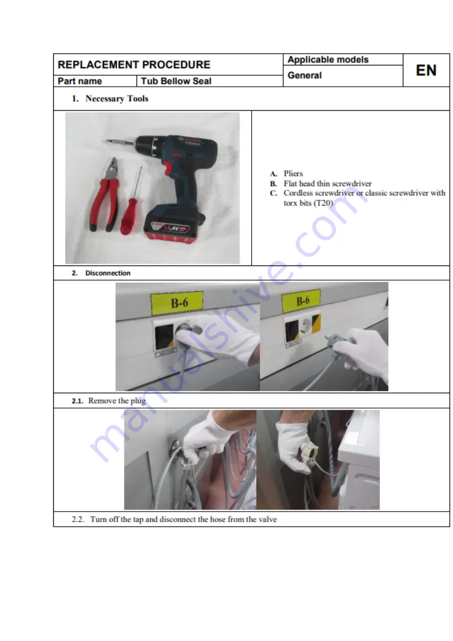 Bush WMSAE1012EW/EB Скачать руководство пользователя страница 4