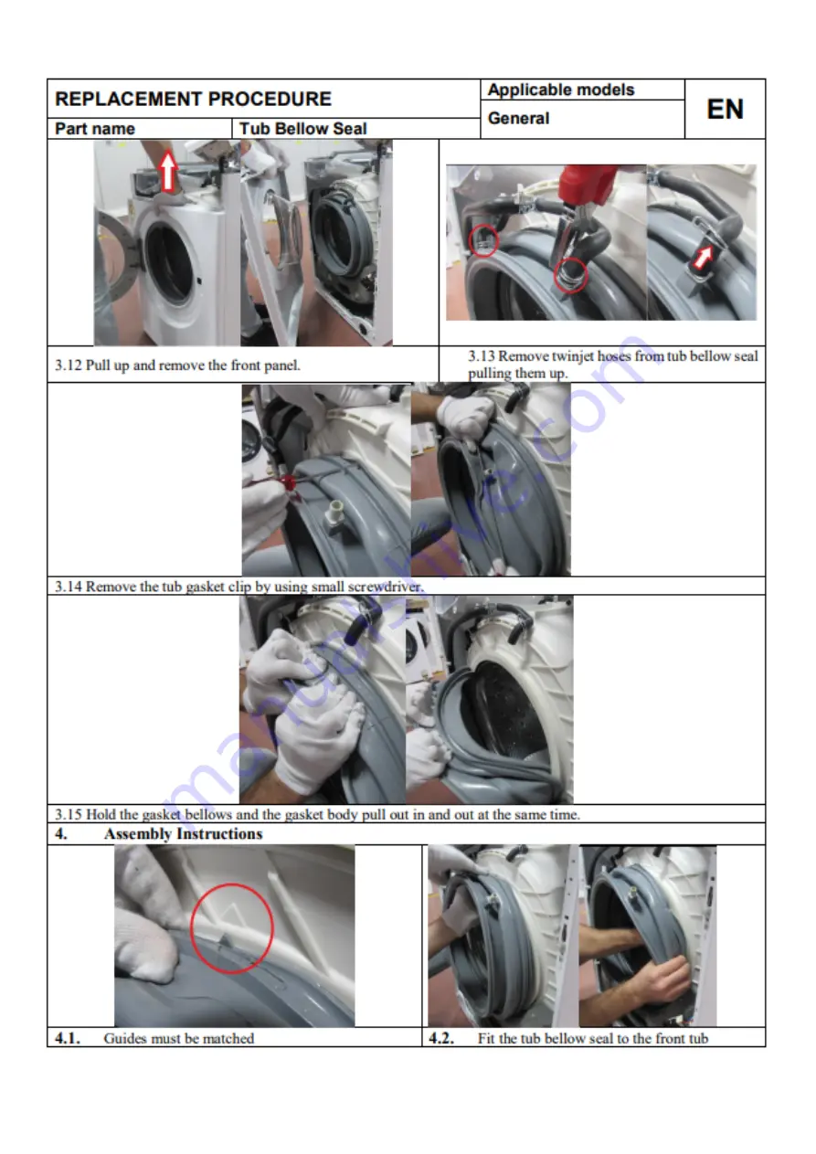 Bush WMSAE1012EW/EB Скачать руководство пользователя страница 7