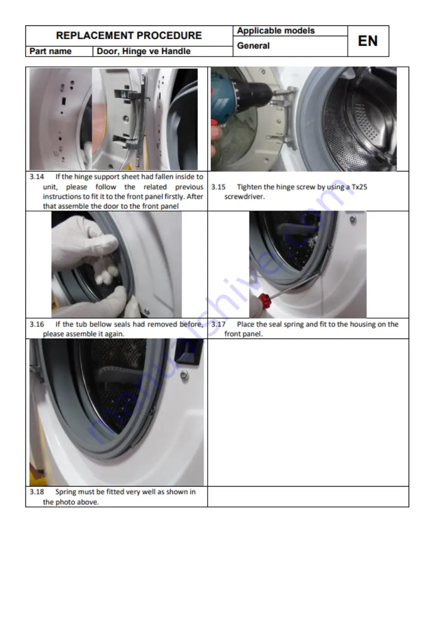 Bush WMSAE1012EW/EB Скачать руководство пользователя страница 20