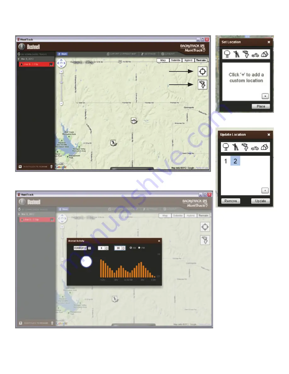 Bushnell Back Track GPS HuntTrack 360500 Instruction Manual Download Page 49