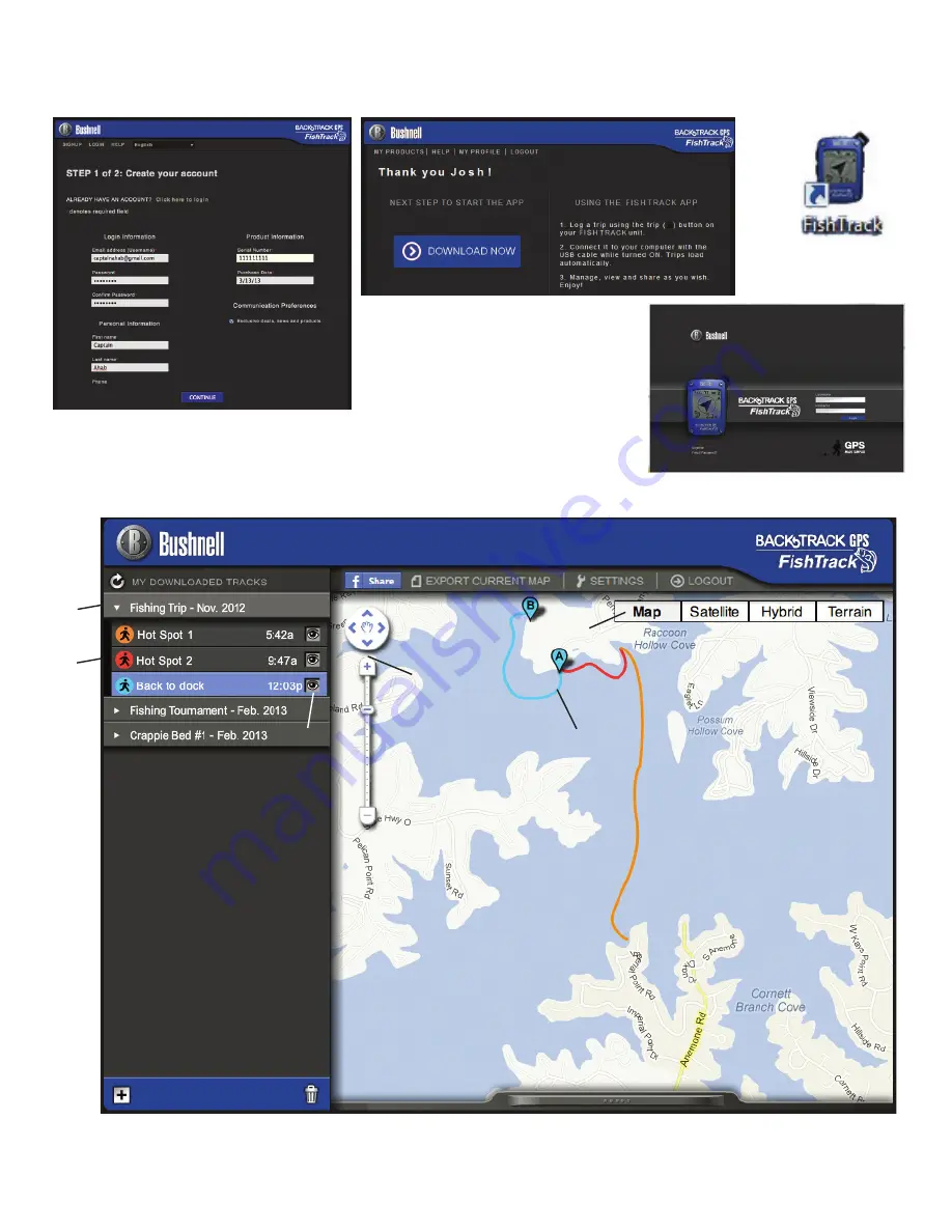 Bushnell BackTrack Fishtrack Instruction Manual Download Page 52