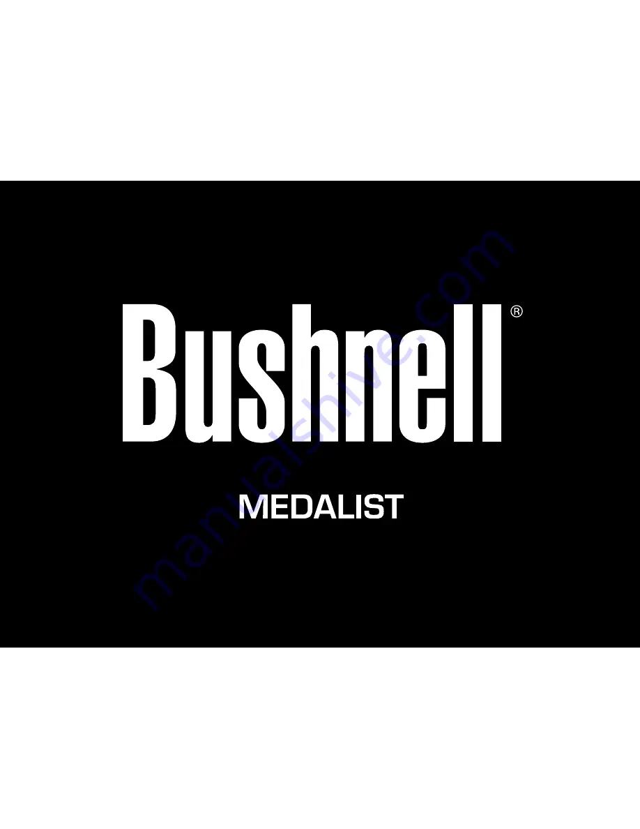 Bushnell Medalist 201354 Скачать руководство пользователя страница 15