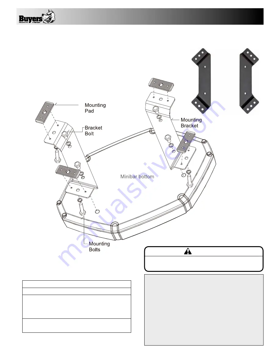 Buyers 8891100 Installation Instructions And Operators Manual Download Page 2