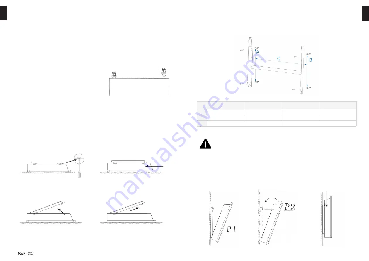 BVF Heating Solutions CALEO CP1-1000 User Manual Download Page 7