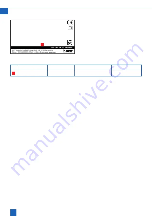 BWT AQA perla XL Installation And Operating Manual Download Page 90