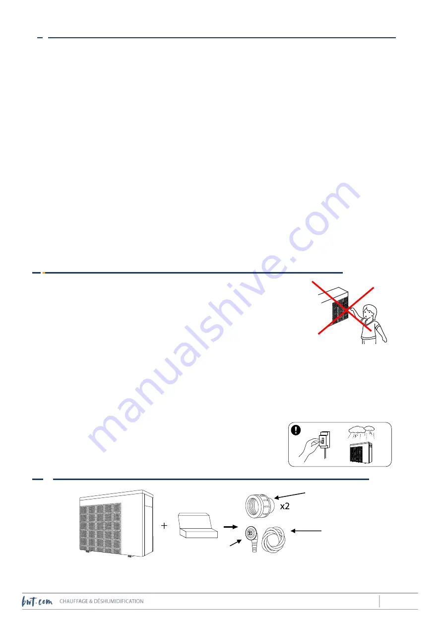 BWT Fairland IPHCR100T Скачать руководство пользователя страница 5