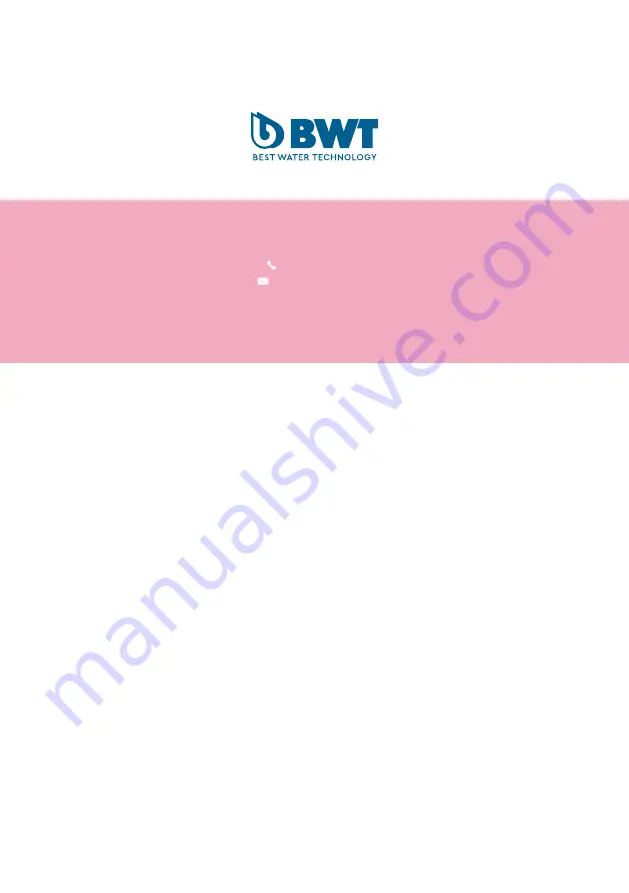 BWT MyAQUA Soft Operating Instructions Manual Download Page 25