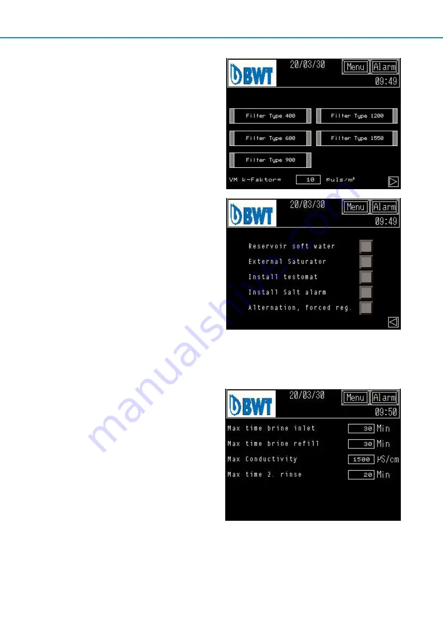 BWT Rondomat HVD 1200 Installation And Operation Manual Download Page 11