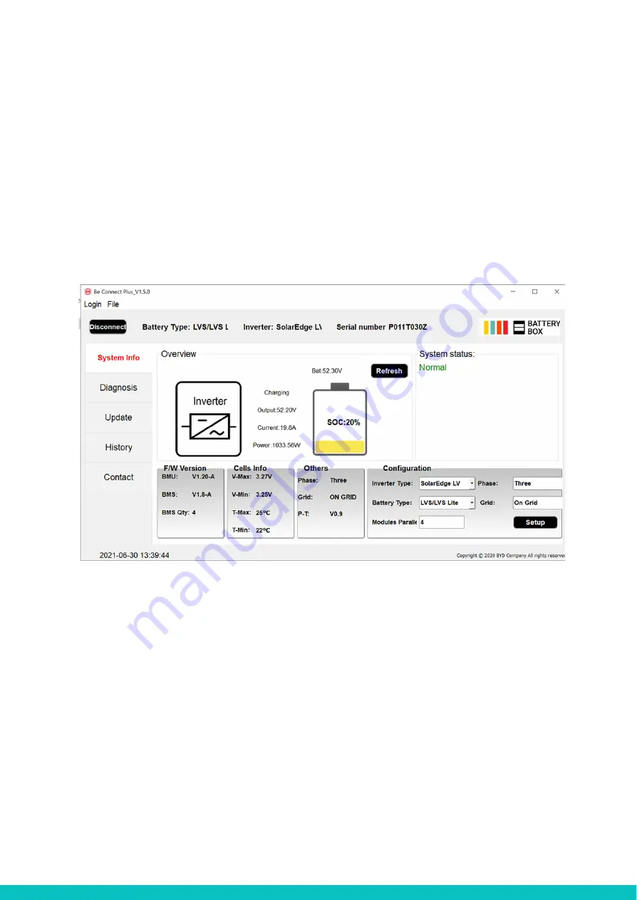 BYD Premium LVS 12.0 Service Manualline And Checklist Download Page 10