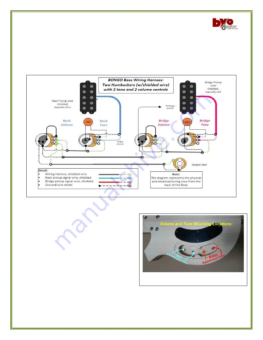 BYO Guitar BONGO Assembly Instructions Manual Download Page 22