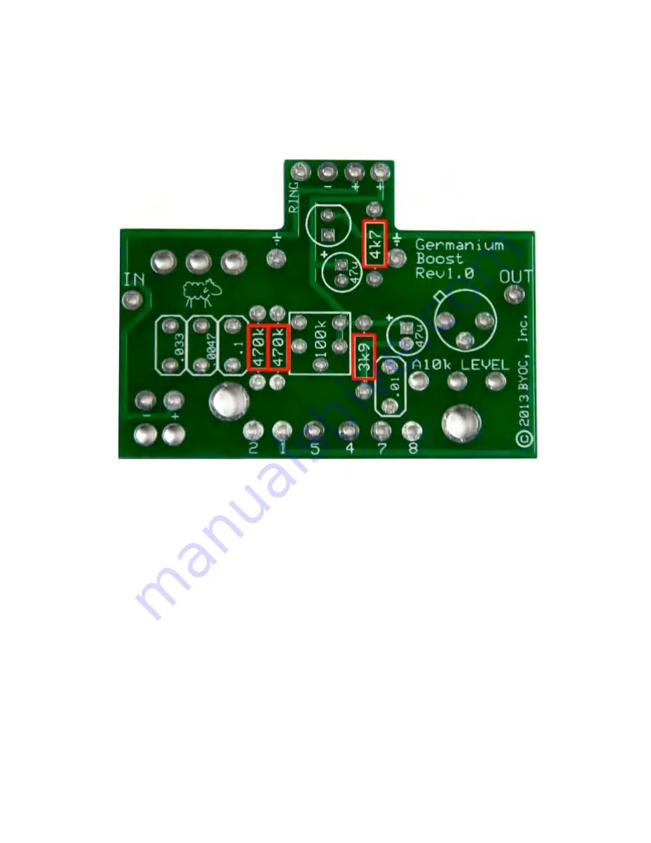 BYOC Germanium Boost Скачать руководство пользователя страница 8