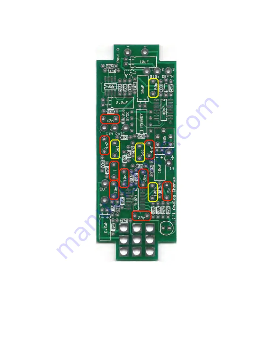 BYOC Li'l Analog Chorus Kit Building Instructions Download Page 12