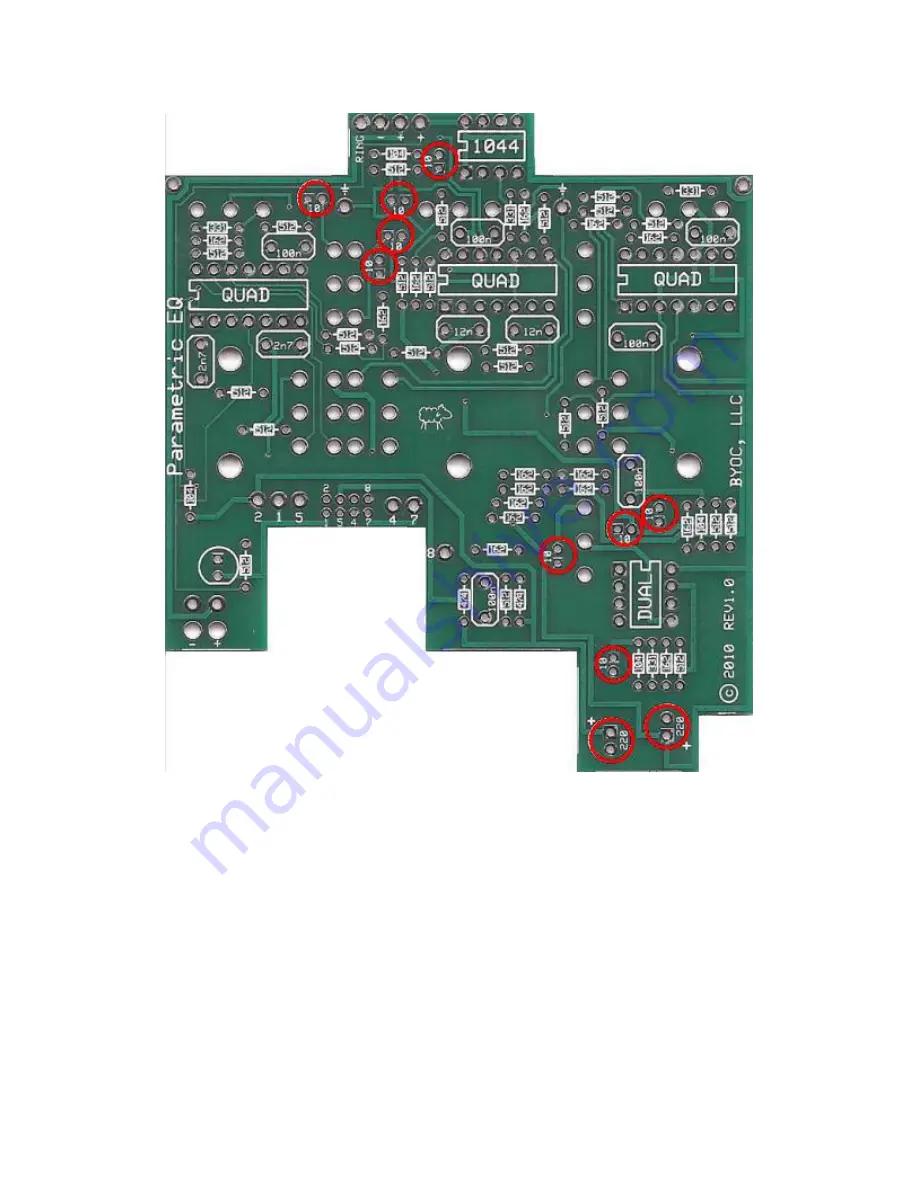 BYOC Parametric EQ Instructions Manual Download Page 11