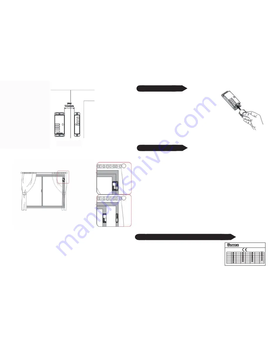 Byron Home Easy HE-305 Installation Instructions Download Page 2