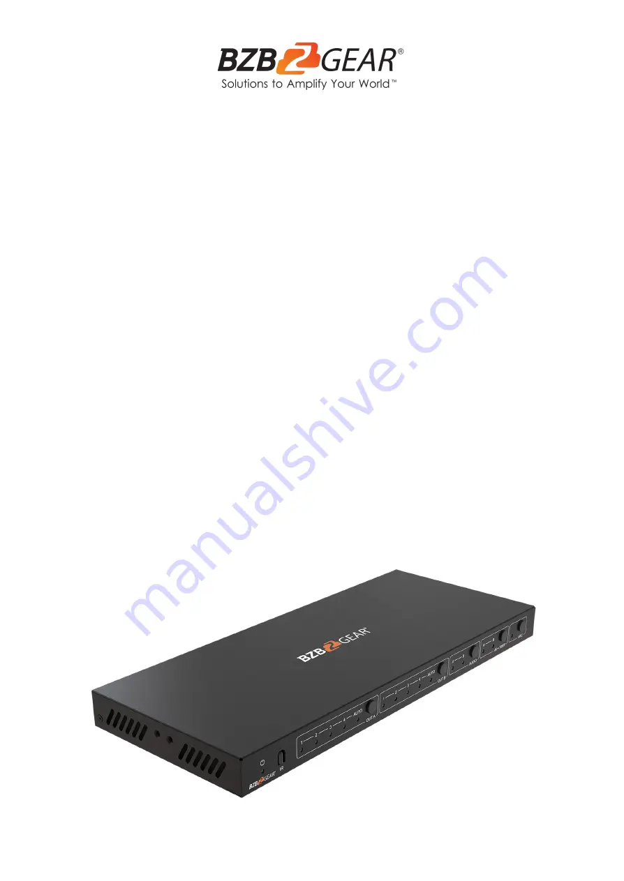 BZBGEAR BG-UHD-42M User Manual Download Page 1