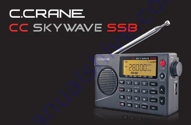 C. Crane CC Skywave SSB Instruction Manual Download Page 1