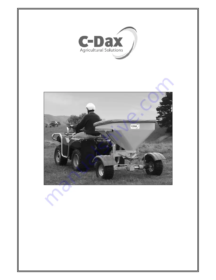 C-Dax C-DIT300 Owner'S Manual Download Page 1